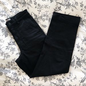 Everlane Straight Leg Crop on Black